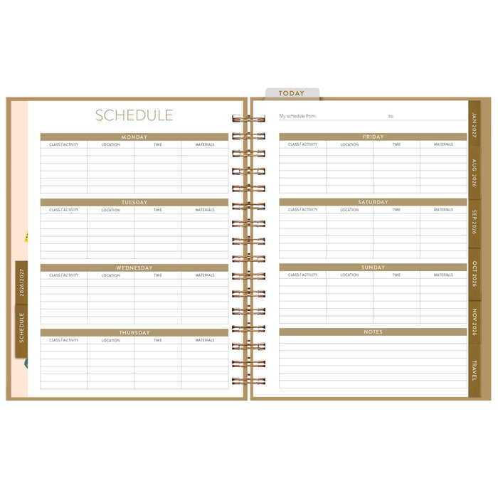 2026-2027 Butterfly Beauties Seedlings 17 Month Planner