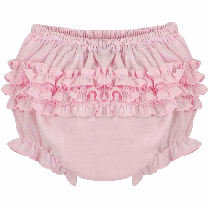Baby Girl Pink Ruffle Diaper Cover