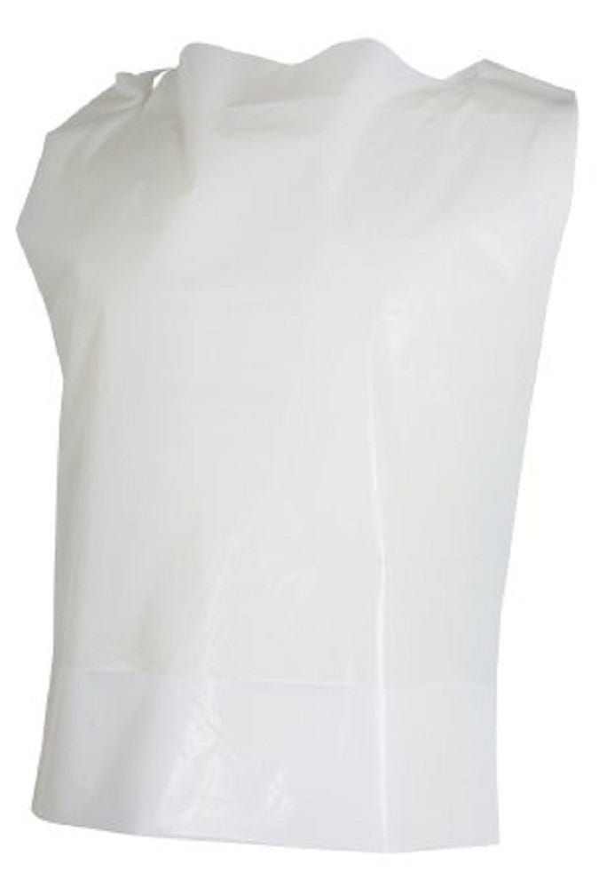 Bib McKesson Tie Closure Disposable Poly Case of 500