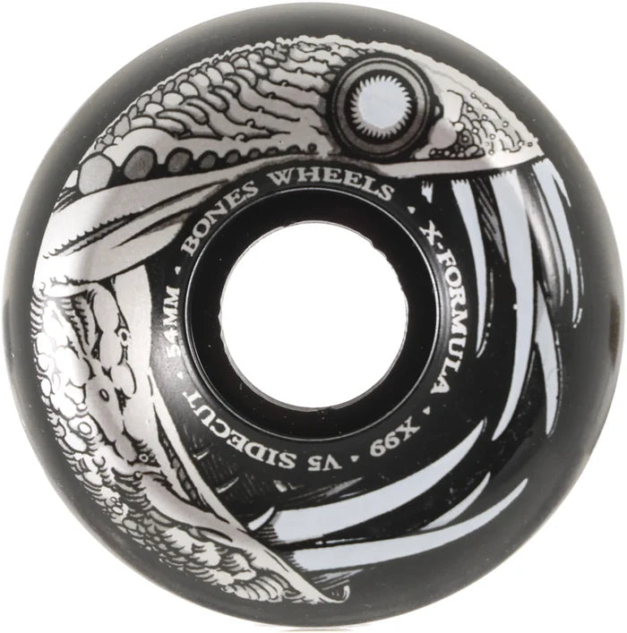 Bones Dark Waters V5 Sidecut Formula-X 99A Wheel Set 54