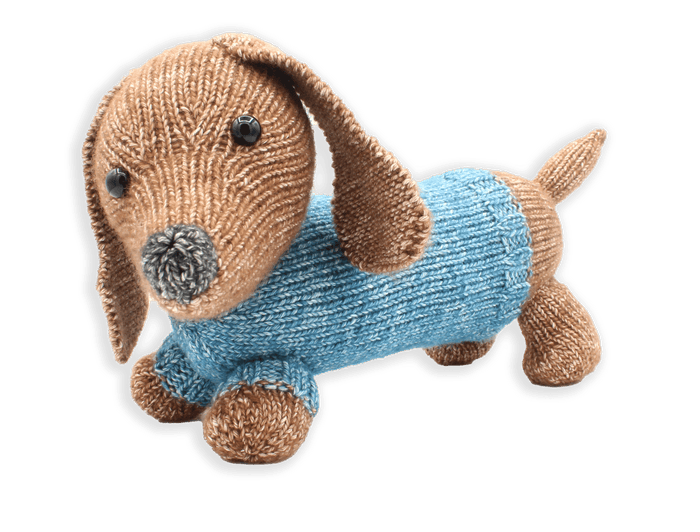 DIY Knitting Kit - Ria Dachshund