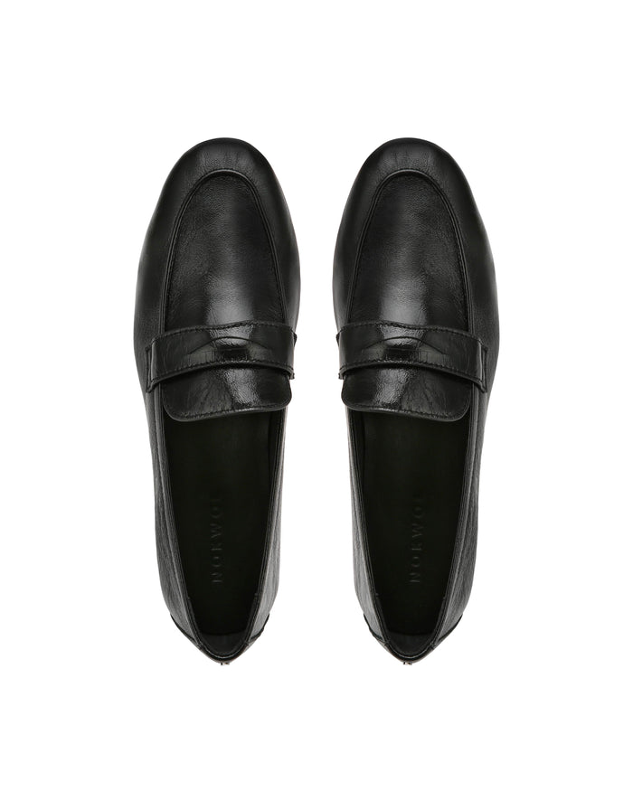 Joma Black Crinkle Patent