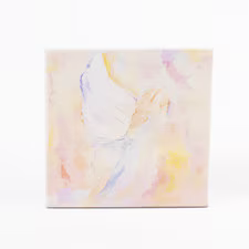 Julianna Angel Block Art 4x4x1