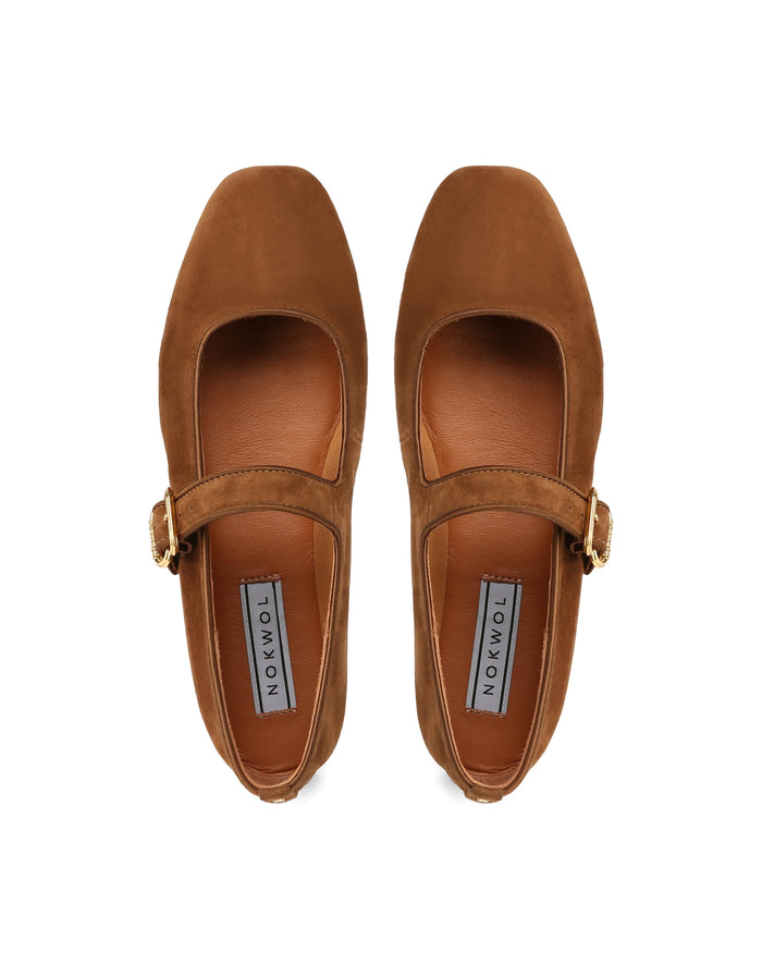 Masa Chestnut Suede