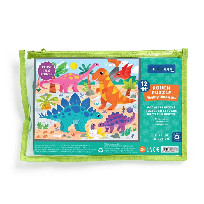 Mighty Dinosaurs Pouch Puzzle