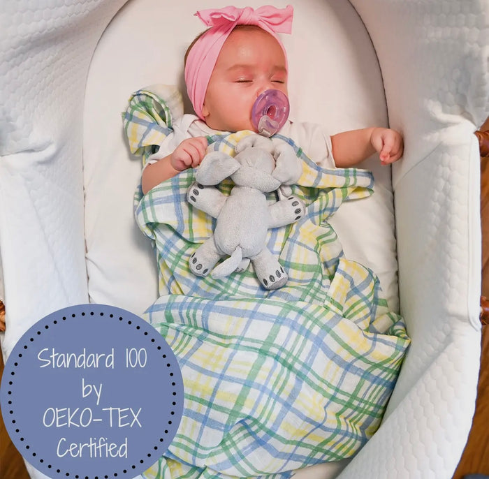 Plaid Swaddle Blanket