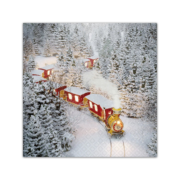 Polar Express Christmas Paper Beverage Napkins
