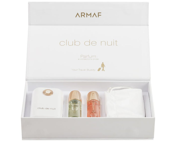 Sterling Parfums | Armaf | Club De Nuit | Your Travel Buddy Gift Set | Women's Fragrance | 12 ML x2 | Eau De Parfum + Oil | Bergamot - Grapefruit & Peach