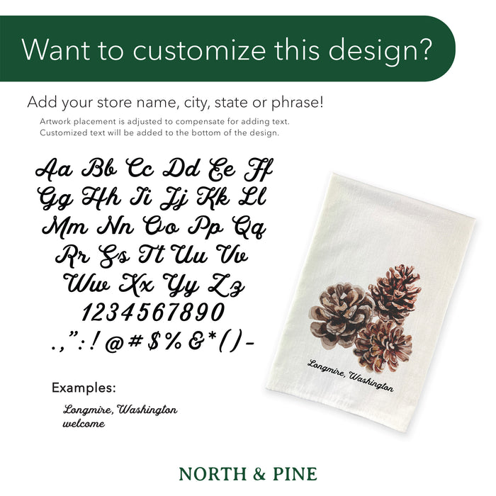 Three Trees - Customizable Square Canvas Pillow