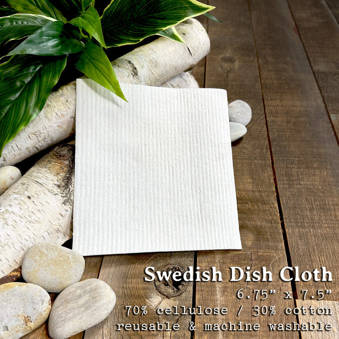 Tree Ring w/ City, State - Custom Swedish Dish Cloth
