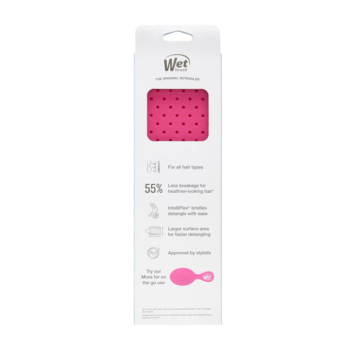 Wet Brush Paddle Detangler Hair Brush Pink Frost - 1 Ct - 24 Pack