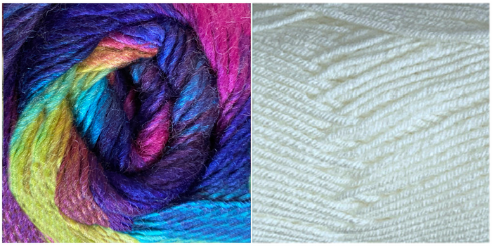 WHITE + MISTY - Embossed Flora Throw KIT