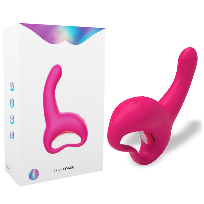 Wiggling Vibrating Love Finger Anal Plug Prostate Massager Unisex Sex Toys