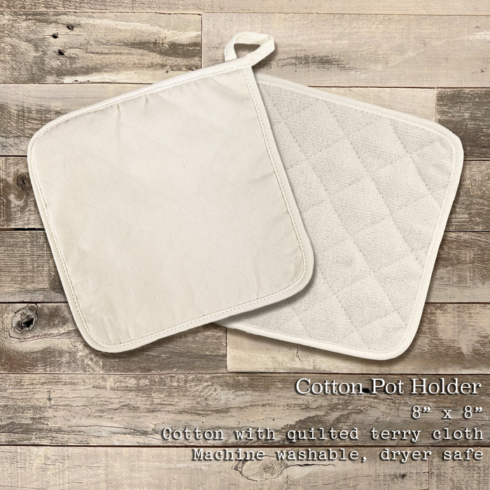 Zip Code w/ City and State - Custom Cotton Pot Holder
