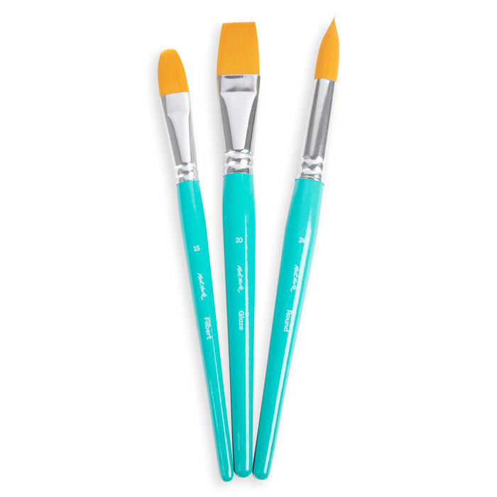3 Piece Paint Brush Set - Large