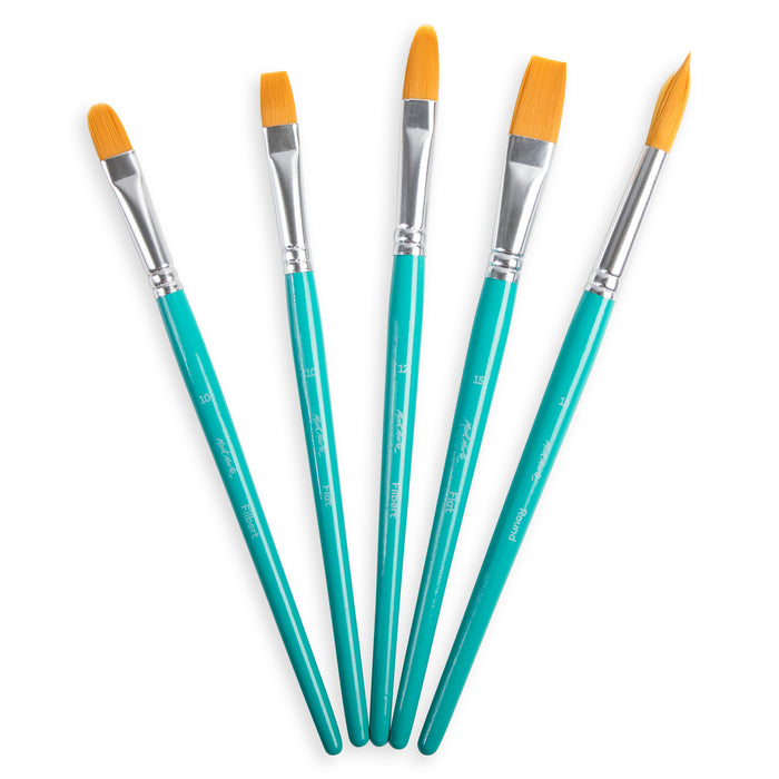 5 Piece Paint Brush Set - Medium