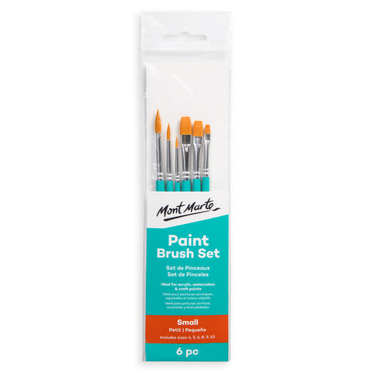 6 Piece Paint Brush Set - Small