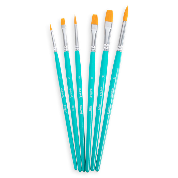 6 Piece Paint Brush Set - Small
