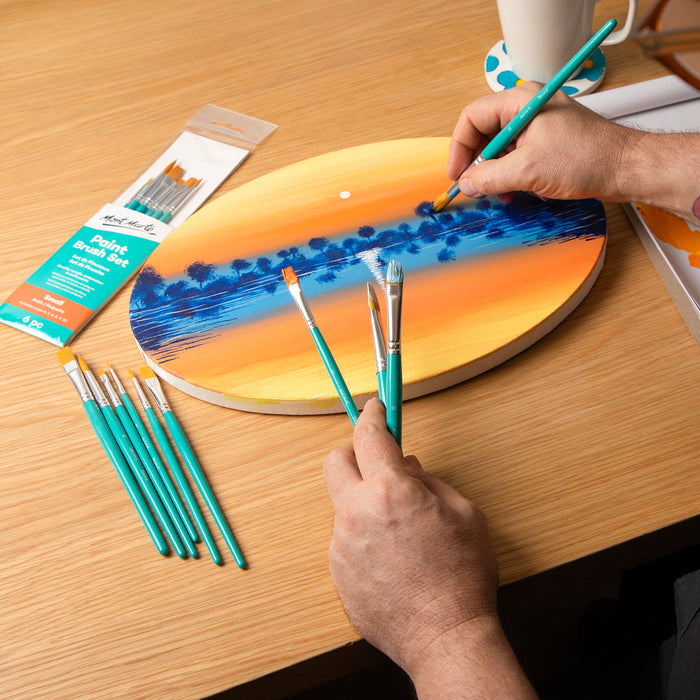 6 Piece Paint Brush Set - Small