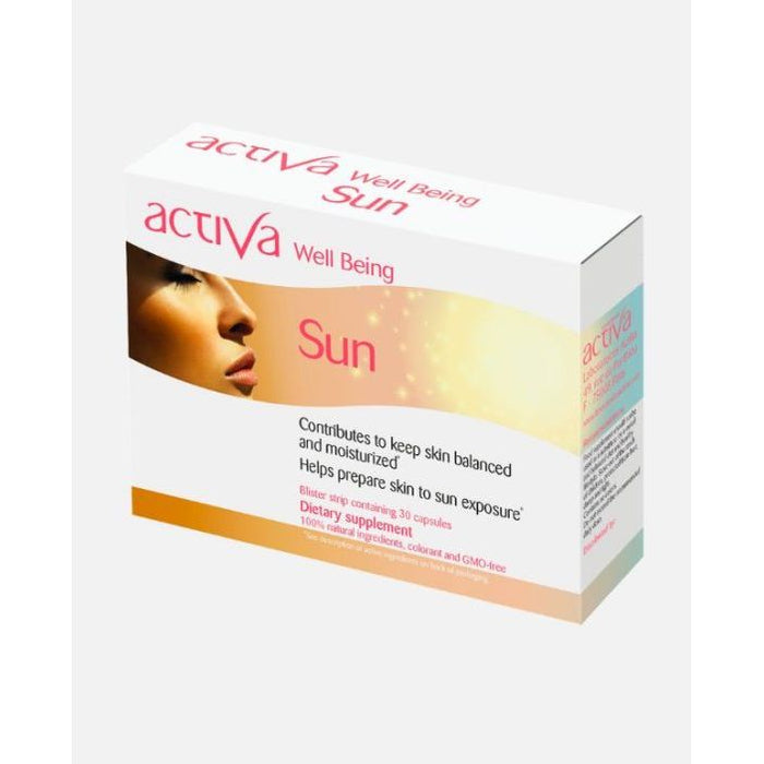 Activa Well Being Sun - Supplement Facts panel