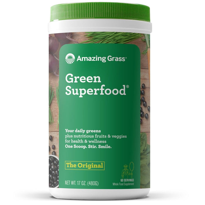 Amazing Grass Green Superfood Original 60 Servings 17oz - The Oasis of Health