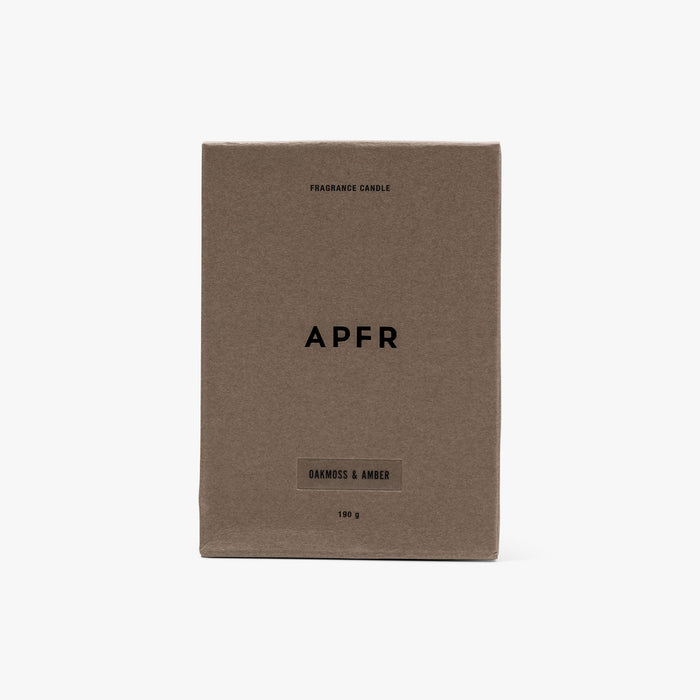 APFR Fragrance Candle Oakmoss / Amber