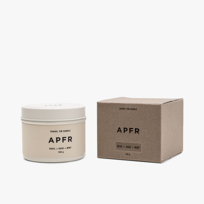 APFR Tin Candle Basil / Sage / Mint