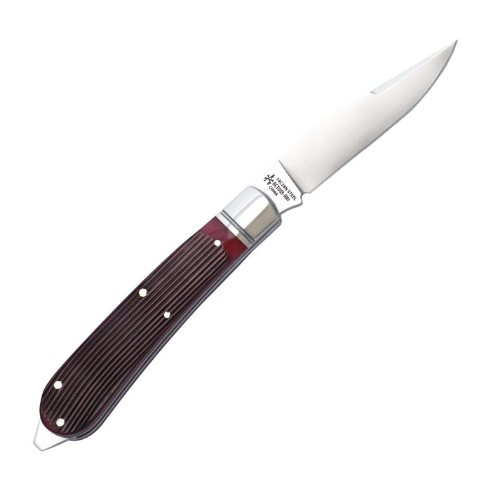 Appalachian Jack Red Barnboard Jigged Bone (RoseCraft Blades)