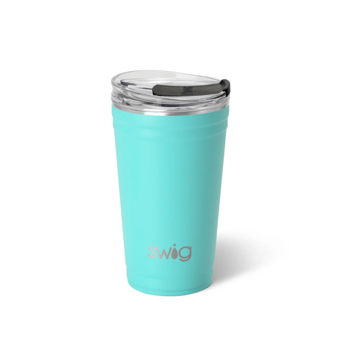 Aqua 24oz Insulated Party Cup