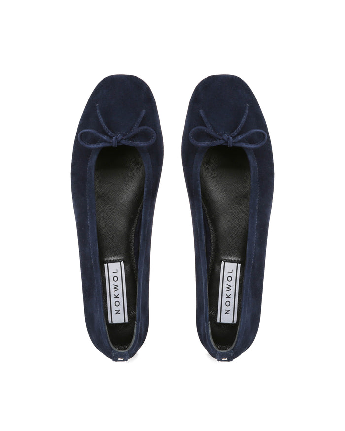 Avery Navy Suede