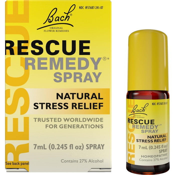 Bach Rescue Remedy Natural Stress Relief Spray 7mL - The Oasis of Health