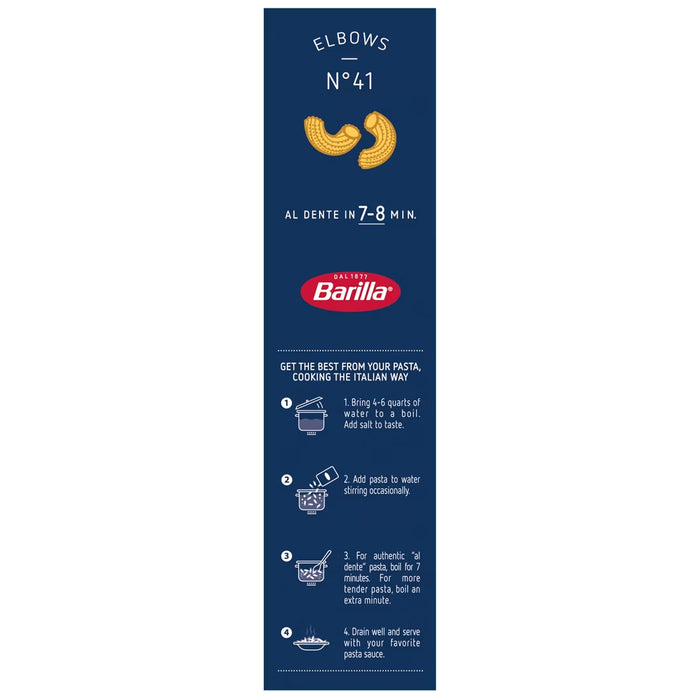 Barilla Elbow Macaroni Pasta - 16 oz - 16 Pack