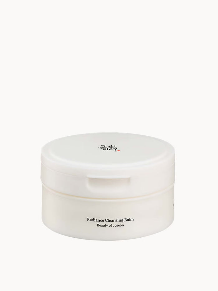 Beauty of Joseon Radiance Cleansing Balm in a 100ml jar, a facial cleanser with a smooth, nourishing balm texture.