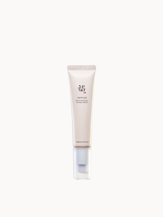 Beauty of Joseon Revive Eye Serum with ginseng and retinal in a 30ml bottle, designed for eye care and skin rejuvenation.