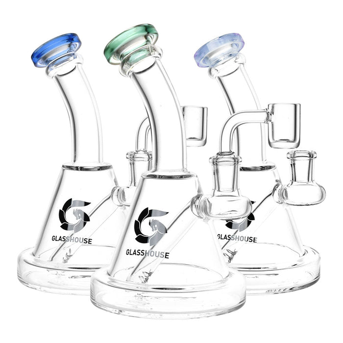 Bent Neck Glass Dab Rig - INHALCO