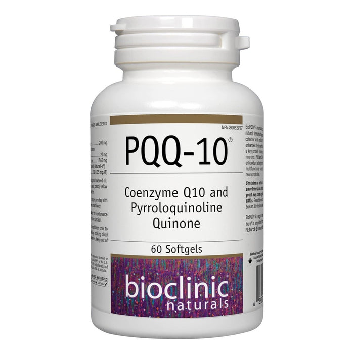 Bioclinic Naturals CerebroVital PQQ - 10 60 Softgels - The Oasis of Health