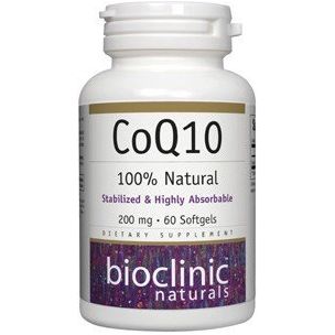 Bioclinic Naturals CoQ10 200mg 60 Softgels - The Oasis of Health