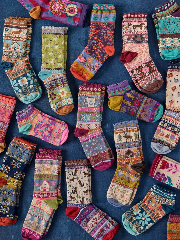 Boho Socks - Coffee Cups-view 3