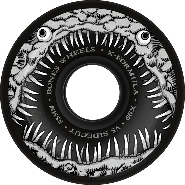 Bones Dark Waters V5 Sidecut Formula-X 99A Wheel Set 53