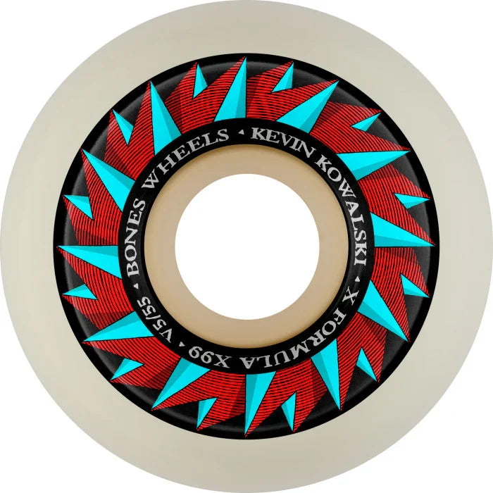 Bones Pro Kowalski V5 Sidecut Formula-X 99A Wheel Set 55