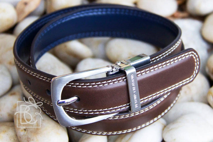 Boy’s Black/Brown Reversible Leather Belt