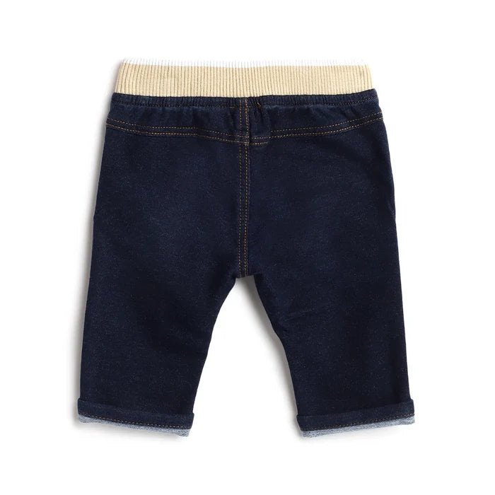 Boys Blue Regular Fit Solid Jeans
