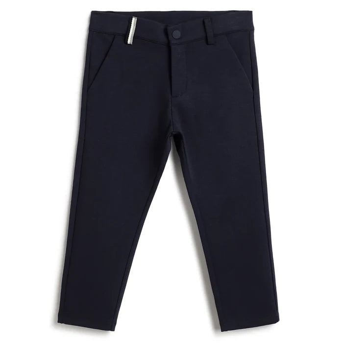 Boys Blue Regular Fit Trousers