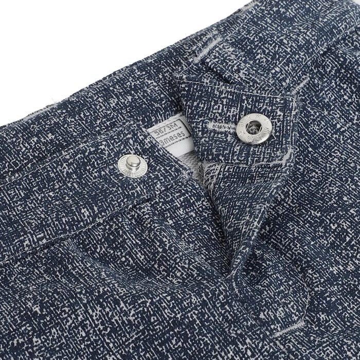 Boys Grey Cotton Trousers