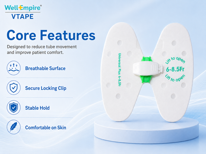 Butterfly Catheter Fixation Patch – Non-Woven Material