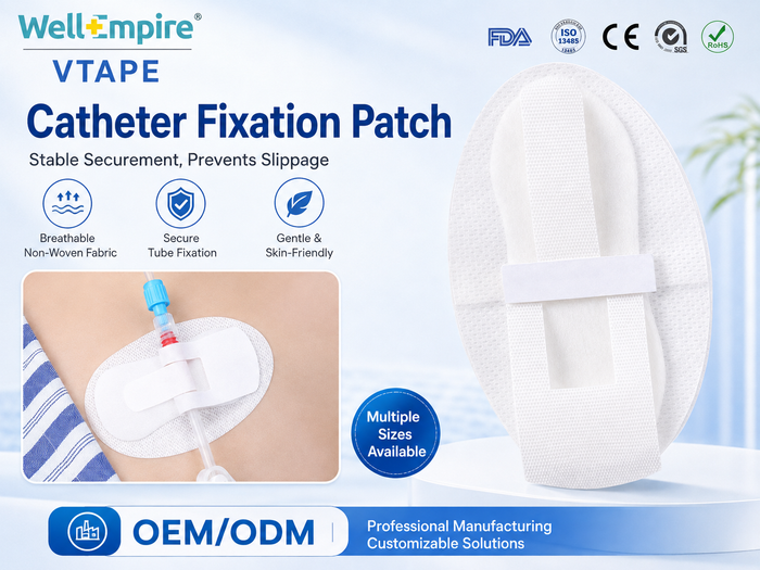 C1 Catheter Securement Patch – Nylon Fixation Pad