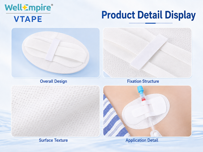C1 Catheter Securement Patch – Nylon Fixation Pad