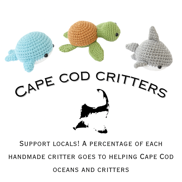 Cape Cod Critters USA handmade Crochet Sea Animals: Turtle