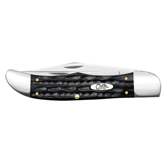 Case Knives | Jigged Buffalo Horn Folding Hunter with Sheath | 65030
