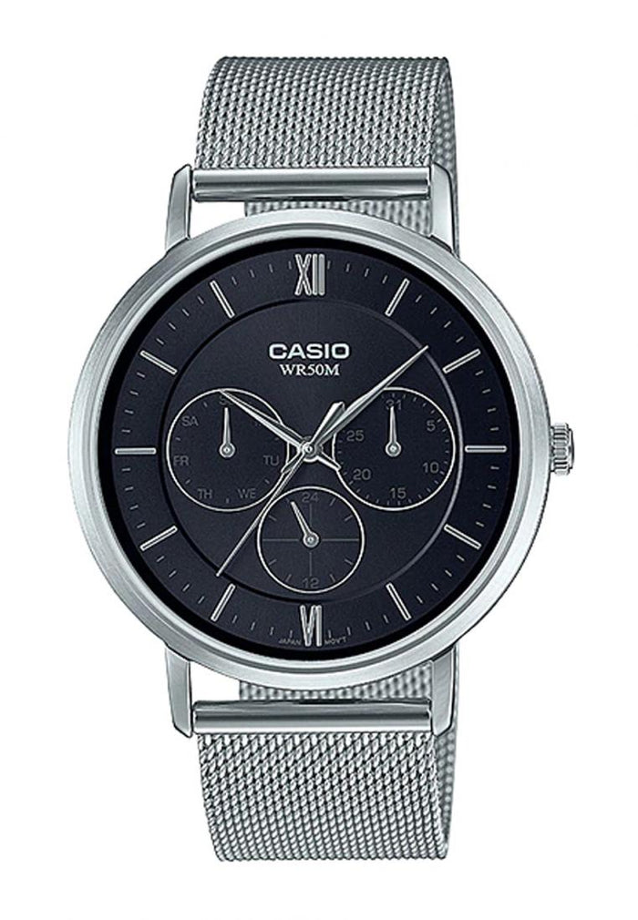 Casio MTP-B300M-1A Analog Stainless Steel Strap Watch For Men-Watch Portal Philippines